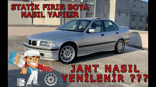 BMW E36 Spoke 1 Jant Yenileme Boyama Revizyon Nasıl Yapılır (STATİK BOYA)