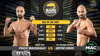 FULL FIGHT: Artem Lobov vs. Paulie Malignaggi | Bare Knuckle FC 6