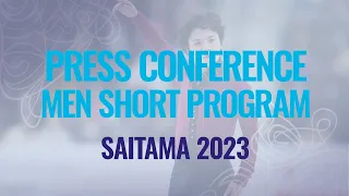 Men Short Program - Press Conference #WorldFigure 2023