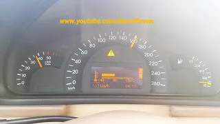 Merceded C270 CDI W203 0-190 KM/H Acceleration