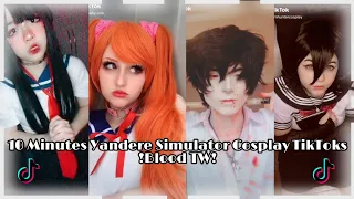 🔪10 Minutes Yandere Simulator Cosplay TikToks !Blood TW!🔪