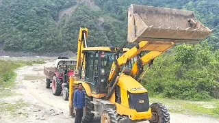 JCB 3dx expert tractors loading vs unloading | heavy tractor | jcb lover | jcb episode 153