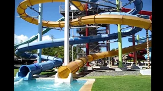 Sirenis Aquagames Punta Cana WATER SLIDES Dominican Republic vacation 2016