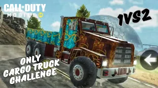 Only CARGO TRUCK Challenge in Solo Vs Duo Overpower Gameplay - COD Mobile
