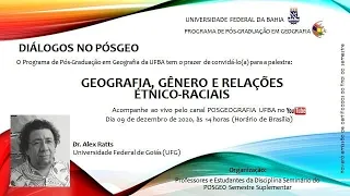 GEOGRAFIA, GÊNERO E RELAÇÕES ÉTNICO-RACIAIS