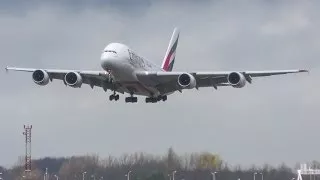 Spectacular GO AROUND A380! STORM at Schiphol AMS! 4K