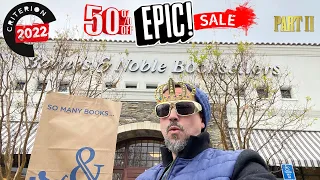 Epic BARNES & NOBLE Criterion 50% off Sale 2022 Shopping Trip #2!