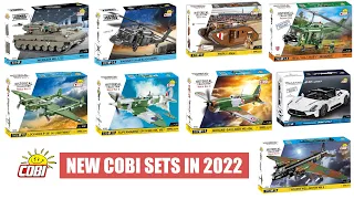 New COBI bricks sets for 2022 - F-16, Merkava, Black Hawk, Maus, Maserati and more