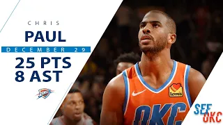 Chris Paul's Full Highlights: 25 PTS, 11 REB, 8 AST vs Raptors | 2019-20 NBA Season - 12.29.19