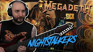 MEGADETH - NIGHTSTALKERS Reaction and Live Playthrough | Rocksmith Metal Gameplay