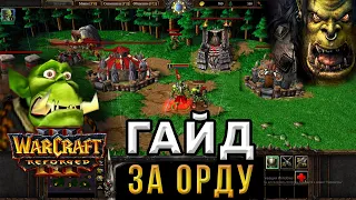 Гайд За ОРДУ для НОВИЧКОВ - WarCraft 3:Reforged - Как играть за ОРКОВ в ВАРКРАФТ 3