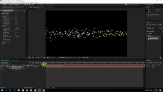 Создание новогодней заставки в After Effects. Шлейф из искр, плагин Particle CC World