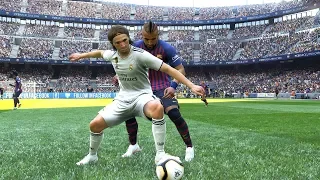 PES 2019 Realistic | Barcelona vs Real Madrid - El Clasico | Fujimarupes