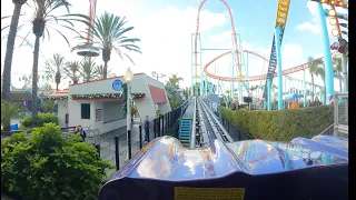 Xcelerator INTENSE LAUNCH Roller Coaster 4K POV! | Knotts Berry Farm California [No Copyright]