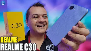 REALME C30 | O MODELO de ENTRADA da REALME é BOM? Unboxing e Impressões