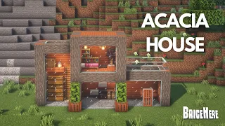 How to build a Acacia House in Minecraft