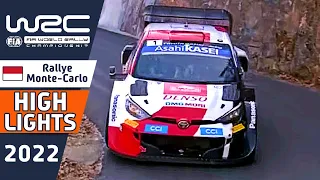 WRC Rally Highlights : Sunday Morning Day 4 WRC Rallye Monte-Carlo 2022