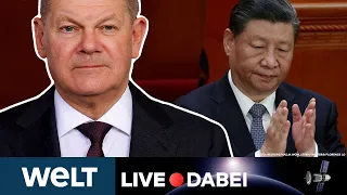 CHINA: Nach Treffen mit Xi Jinping und Li Qiang! Pressekonferenz von Kanzler Olaf Scholz I WELT LIVE