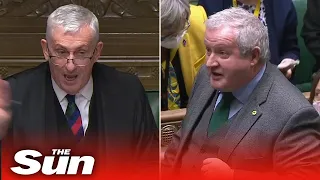 Ian Blackford nearly booted from Commons before storming out after heated exchange