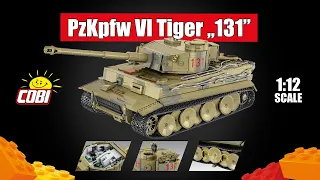 Formidable Tiger tank in 1:12 scale - PzKpfw VI Tiger „131” -#cobi SN 2801