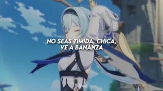 "don't be shy, girl, go bananza" | akon - belly dancer x temperature [tiktok remix] - (sub español)