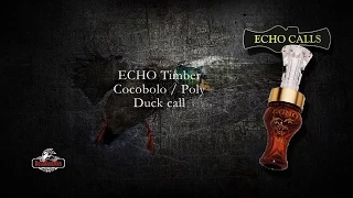 Обзор духового утиного манка ECHO Timber (cocobolo/poly)