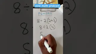 viral math problem #viral #math #mathematics #maths #shorts #short #pemdas #bodmas