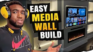 FULL Media wall build + How much I charged !!!!