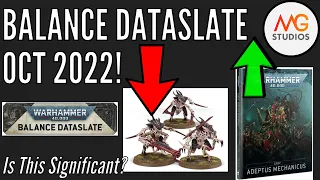 Does This Really Change Warhammer 40k? Balance Dataslate October 2022