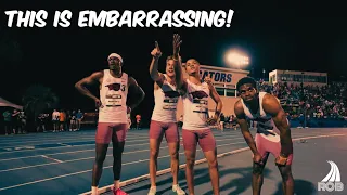 THIS made the WORLD RELAYS look like a JOKE! || The world's FASTEST men are in college?!