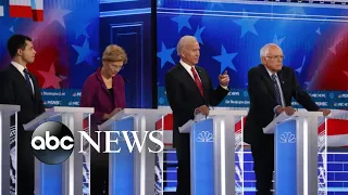 Democratic candidates spar over race, economy and foreign policy in latest debate l ABC News