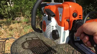 New Stihl MS170 and Old MS461 Chainsaw Review