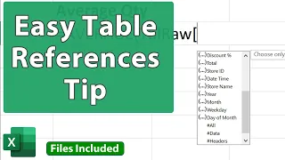 Easier Table References in Excel - EQ 92