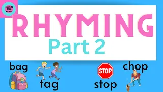 Rhyming Words / Phonological Awareness / Phonemic Awareness / Kindergarten / Preschool / CVC Words
