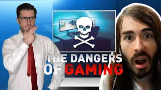 MoistCr1TiKaL Reacts to Is Gaming Dangerous  Act Man