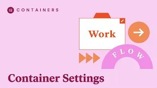 Containers- Container Settings