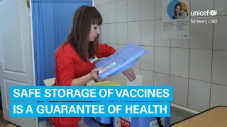UNICEF is working to update and enhance vaccine cold-chain infrastructure in Ukraine.