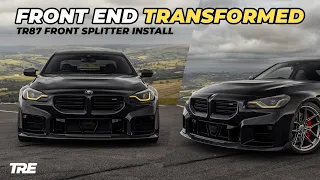 How To Install The G87 M2 TRE TR87 Front Splitter *Easiest Way*