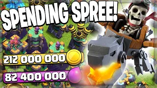 SPENDING OVER 300 MILLION IN LOOT! (Clash of Clans