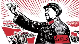 读毛主席的书" reading chairmans mao's book" and "Nanniwan", mao propaganda music