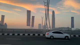 Dubai Morning View | Sheikh Zayed Road | Al Garhoud Bridge #dubai #morning