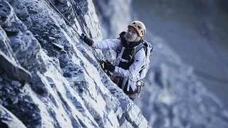 SASHA DIGIULIAN - FIRST FEMALE ASCENT ON NORTH FACE OF EIGER with climbing partner CARLO TRAVERSI