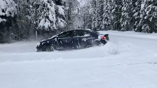 Subaru WRX vs snow