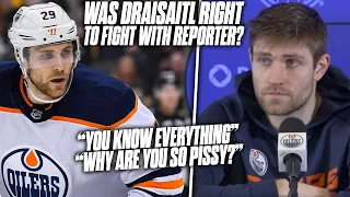 Was Leon Draisaitl Right To Go Off On Reporter Like He Did?! | That's Hockey Talk