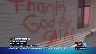 Satanic message discovered on side of W. MI church