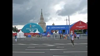 Москва фан-зона. Воробьевы горы. ЧМ 2018.