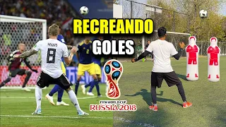 IMITANDO los MEJORES GOLES del MUNDIAL de RUSIA 2018 por $10,000 🥅⚽️ RETOS de FUTBOL EPICOS 😱