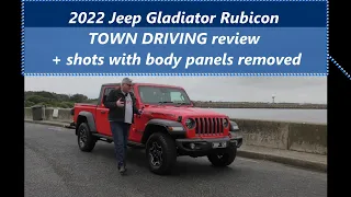 2022 Jeep Gladiator Rubicon FULL REVIEW - Is it easy to drive in town?