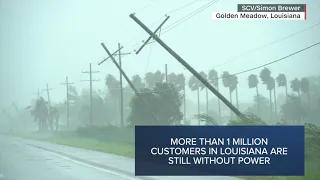 Ida leaves more than a million without power as it blows through Louisiana, Mississippi