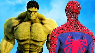 BIG HULK VS SPIDERMAN - THE INCREDIBLE HULK VS SPIDER-MAN 2002 REMAKE - EPIC BATTLE